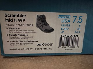 Botas Xero Shoes Scrambler Mid II WP Talla 38