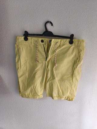 Pantalones cortos TEX. XL verde y amarillo