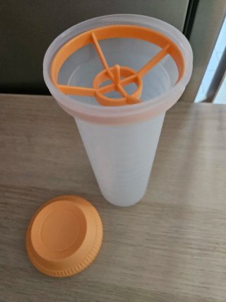 Shaker Quick Shake Arancione Trasparente