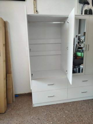 Armario 4 puertas blanco