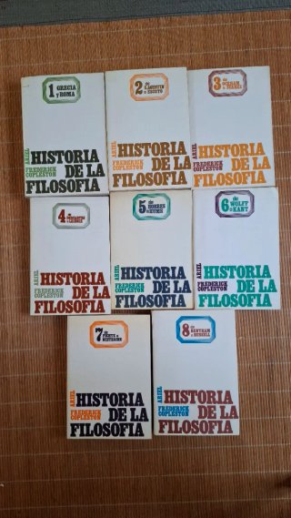 HISTORIA DE LA FILOSOFÍA. TOMOS I AL VIII