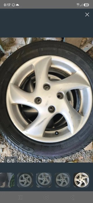 Llantas peugeot 15"