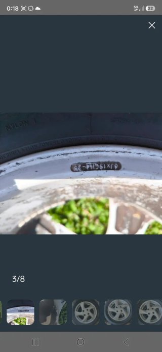 Llantas peugeot 15"