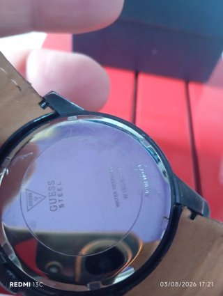 Orologio Guess Uomo Nero Grigio