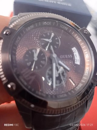 Orologio Guess Uomo Nero Grigio