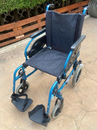 Silla de ruedas ligera aluminio plegable