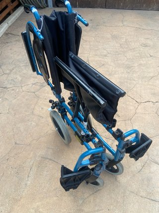 Silla de ruedas ligera aluminio plegable