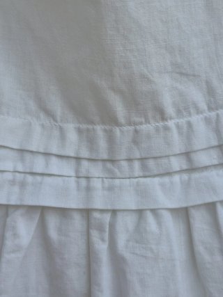 Falda / Nagua Antigua Lencera de Algodón Blanco