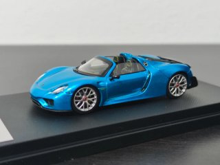 Porsche 918 Spyder Azul Cerúleo 1/64