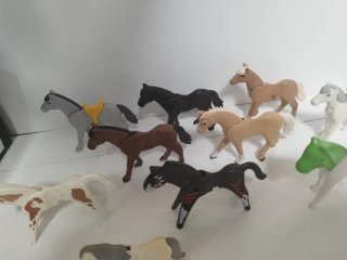 Lote 10 Caballos Playmobil