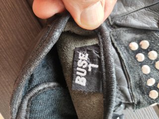Guantes de moto cuero Small Büse
