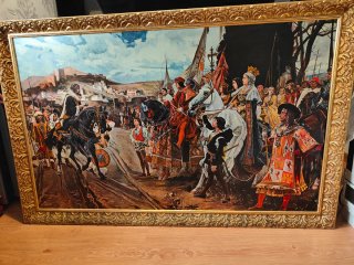 Cuadro Lienzo: La Rendición de Granada