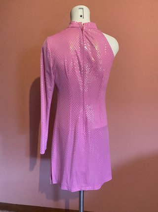 6 Vestidos Lentejuela Rosa Elásticos.