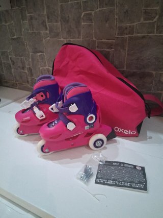 Patines en línea Oxelo Play 3 Rosas