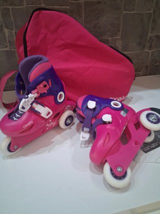 Patines en línea Oxelo Play 3 Rosas