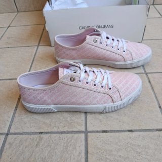 Scarpe Sneaker Calvin Klein Vulcanized Rosa Tg 38