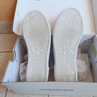 Scarpe Sneaker Calvin Klein Vulcanized Rosa Tg 38