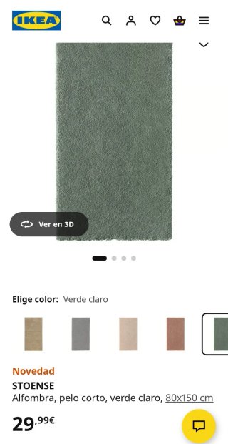 Alfombra IKEA Stoense 80x150 cm