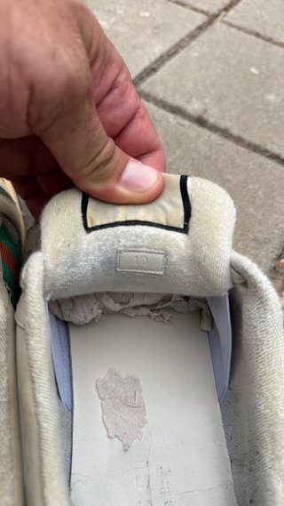 Zapatillas Gucci Beige y Verde Talla 44