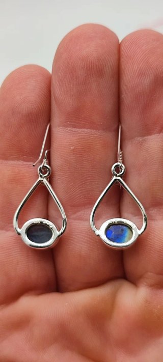 Pendientes de Plata y Labradorita.