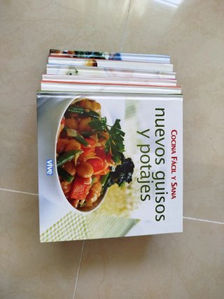 Colección de 6 libros "Cocina fácil y sana"