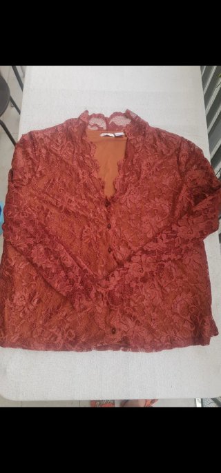 Anne Weyburn camicia manica lunga taglia 50 ita
