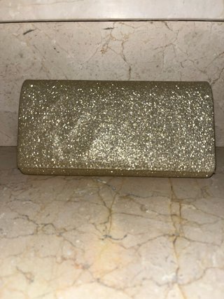 Bolso de fiesta dorado brillante