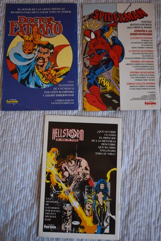 Lote 3 comics Cazadores de Vampiros Marvel Forum