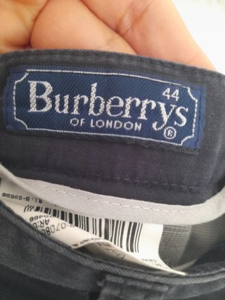 Pantalón Chino Burberrys Vintage Sportline Azul