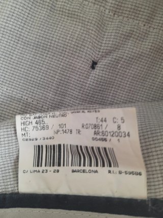 Pantalón Chino Burberrys Vintage Sportline Azul