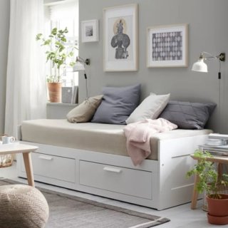 Cambio cama IKEA 1/2 persona por cambiador de bebe