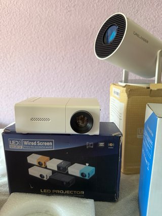 Proyectores LED Mini Azul y Blanco 25y30€ xunidad