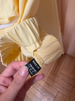 Conjunto top y pantalón amarillo