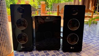 Equipo de sonido LG negro