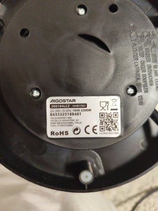 Hervidor Eléctrico Aigostar 1.7L