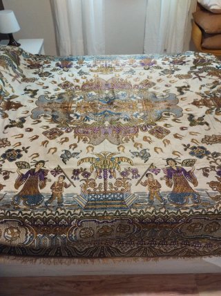 Colcha tapiz oriental