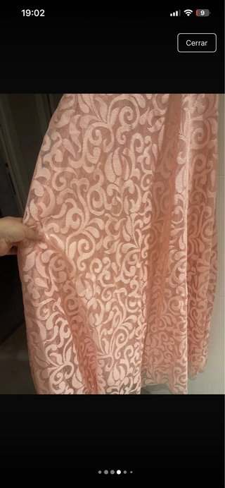 Vestido de fiesta rosa talla L