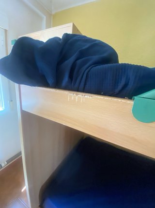 Cama nido madera y metal