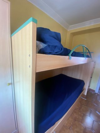 Cama nido madera y metal