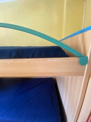 Cama nido madera y metal