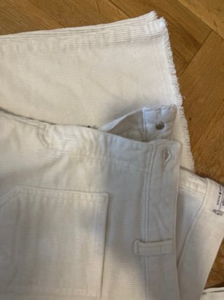 Pantalón de pana blanco Renatta