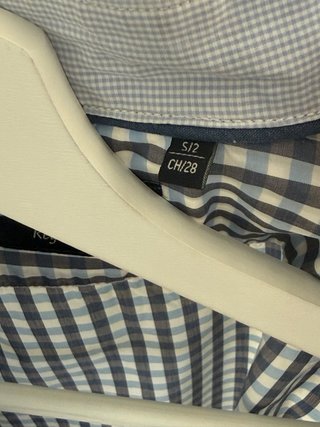 Camisa Forecast cuadros azul y blanco