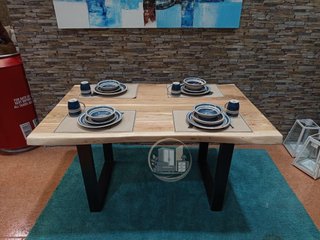 Mesa de Comedor o Cocina Acacia 140cm