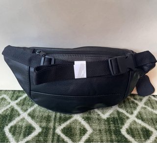 Marsupio in vera pelle nero