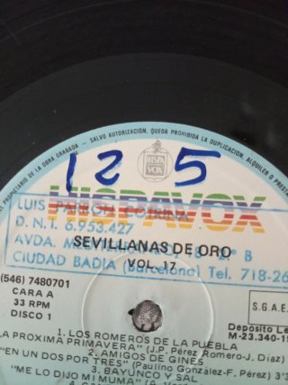 Doble LP Vinilo - Sevillanas de Oro Vol. 19 (1989)