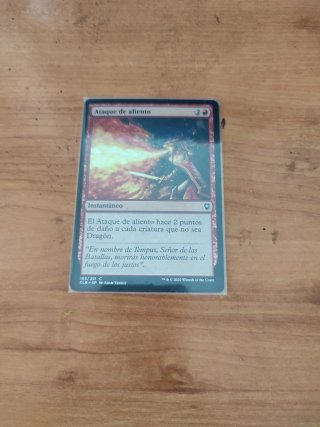 Carta Magic Ataque de aliento (FOIL) CLB 165/361