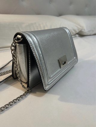Bolso Stradivarius Plateado
