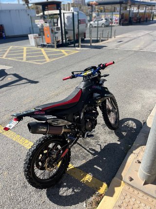 Aprilia RX 125 Enduro/Motocross Negra/Roja