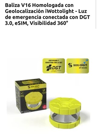Baliza V16 DGT Geolocalización SOS