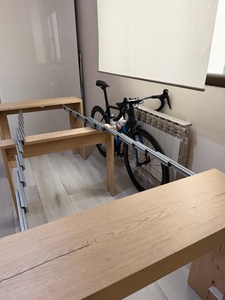 Mesa consola extensible 80x60 a 80x250 cm